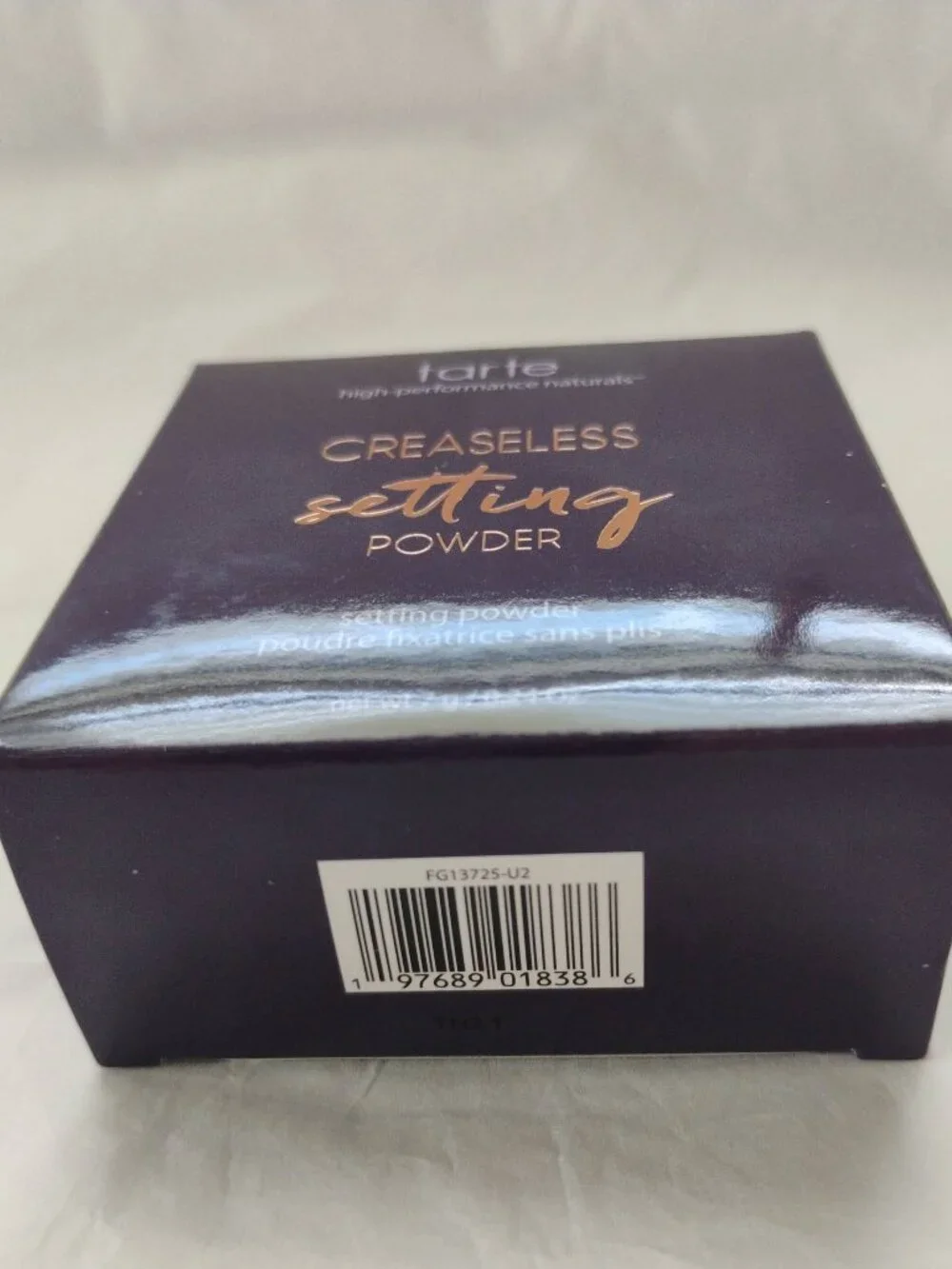 tarte Yellow Creaseless Undereye Loose Setting Powder- NWT - Full Size 0.24 oz